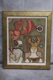 "Russian Beauty" by Mihail Chemiakin (Russian, b. 1943)