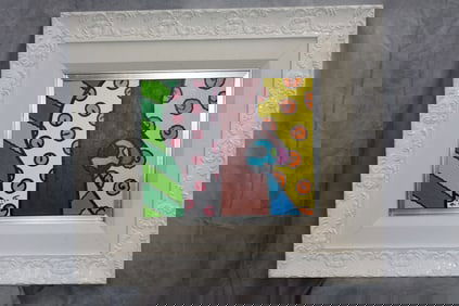 "The Weight of the World" Original By Romero Britto