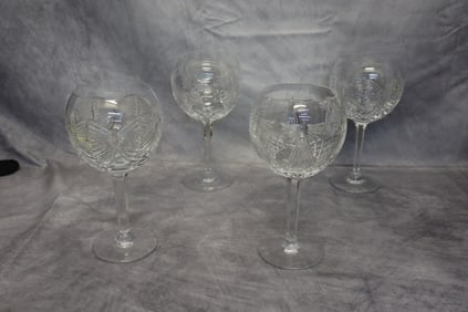 Waterford Crystal 4pc goblet set
