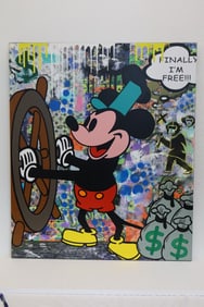 Jozza mixed media original " Finally free"
