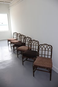 Mcguire Bamboo 6pc chair set