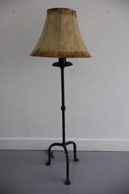 Vintage Wrought Iron Floor Lamp