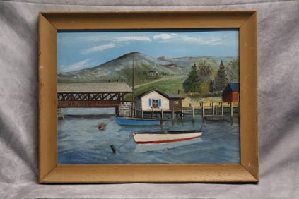 Oil On Masonite