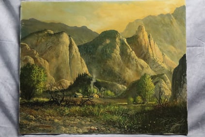"Canyon Rancho" by Bill Shaddix (B.1931,American)