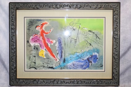 Marc Chagall(1887-1985) Print "Vision of Paris"