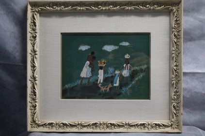 "Acapulco" by Luisa Robins(American, 1898-1962) Oil On Masonite