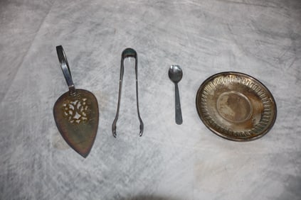 4 Piece Silver plated serving set