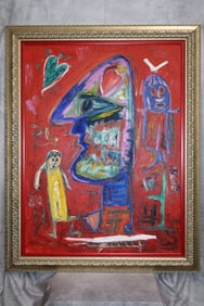 Jose Perdomo (Dominican, B.1952) Oil on Canvas