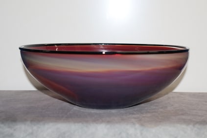 Multicolor Art glass Bowl