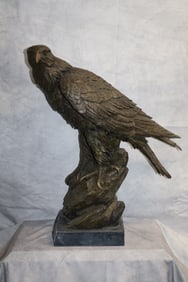 Bronze Eagle Statue