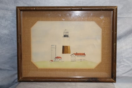 Lighthouse Water Color painting