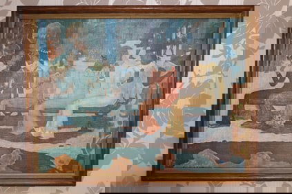 "Ta Matete" Serigraph after Paul Gauguin