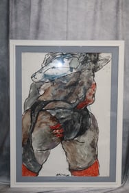 Lydie Arickx(French, B.1954) Mixed Media Original