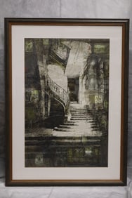 "The Staircase" by Alain Kleinmann (French, b.1953)