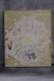 "I am A man" by Jean Pierre Touchet(French) Oil on Canvas