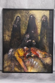 Stani Nitkowski (French,1949-2001) Oil on canvas