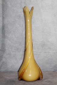 Vintage Murano Style Art Glass Vase
