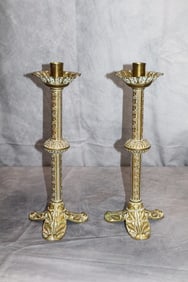 Antique vintage brass Candle sticks