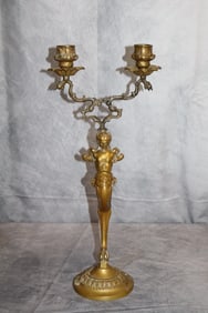 Vintage Bronze Candelabra