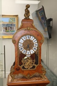 Italian Clock by Versailles W/ matching pedestal