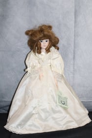 Porcelain Bride Dynesty Doll Wedding Dress Collection