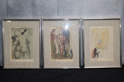 Salvador Dali Trio -  "The Proud One, Purgatory Canto II,"  "Purgatory Canto 6,"  "Triumph of Christ