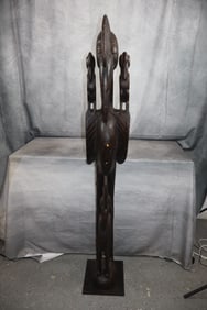 Carved Wooden African Statue