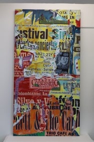 Boris Perez Artega Large Mixed Media Pop art