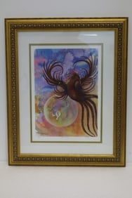 Limited Edition Lithograph "Phoenix rising" signed Michelle
