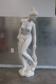 White Marble Neoclassical statue