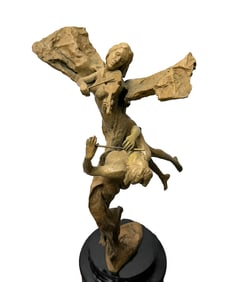 Tuan Nguyen "Affections" Bronze statue.