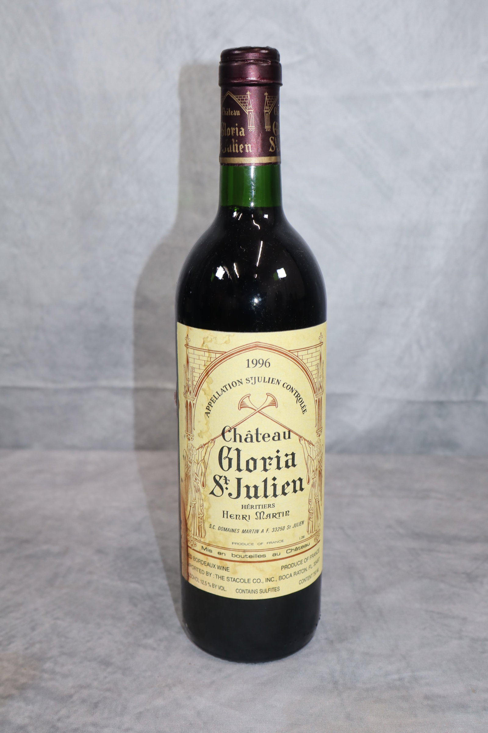 Chateau Gloria & Julien Chardonnay 1996 (1 of 1)