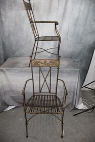 2 Metal chairs