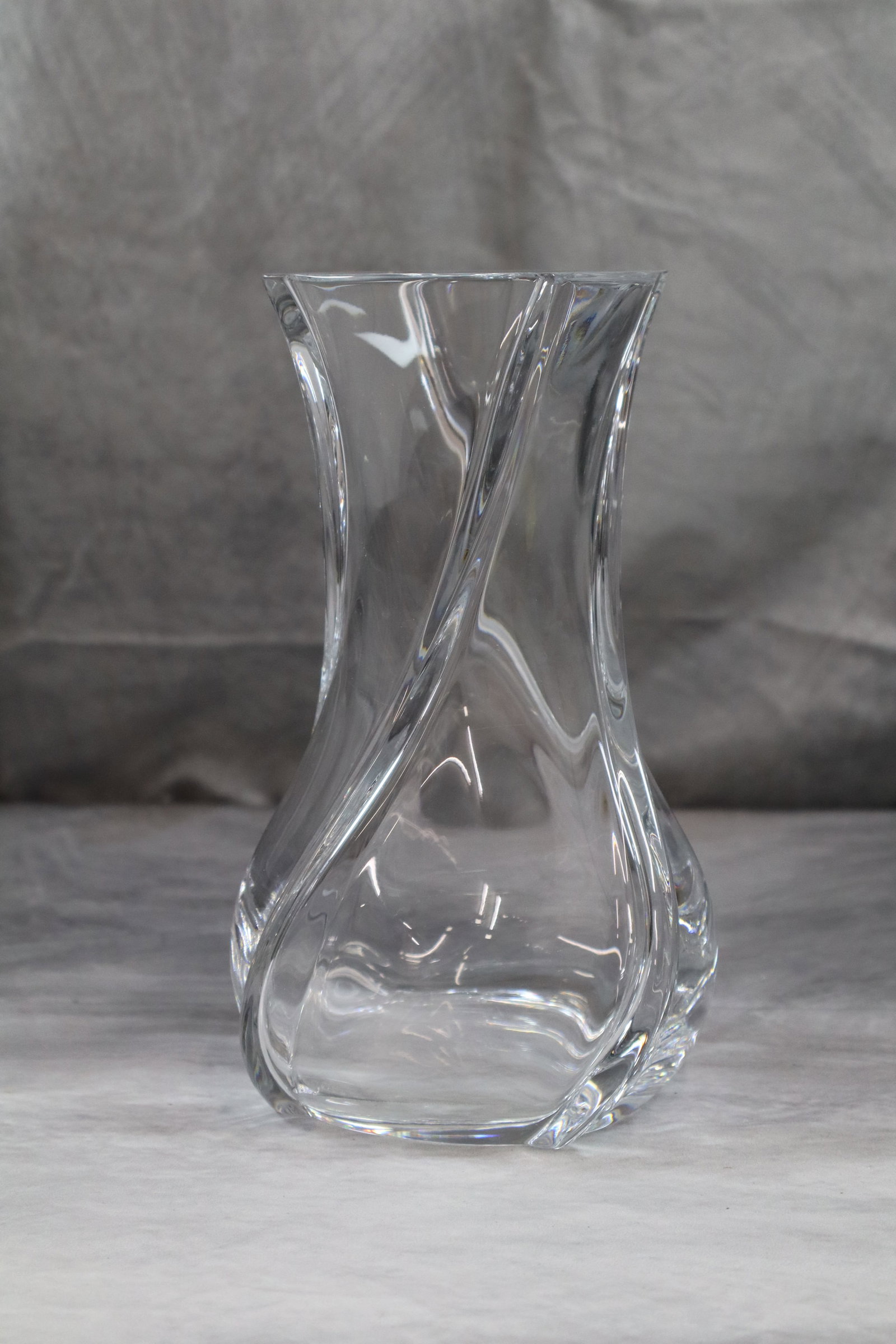 Baccarat Crystal  Swirl Vase (1 of 6)
