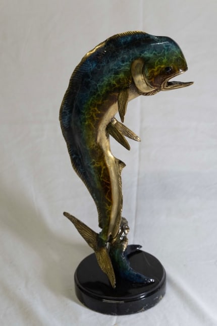 Bronze Hand Painted Marlin (1 of 2)