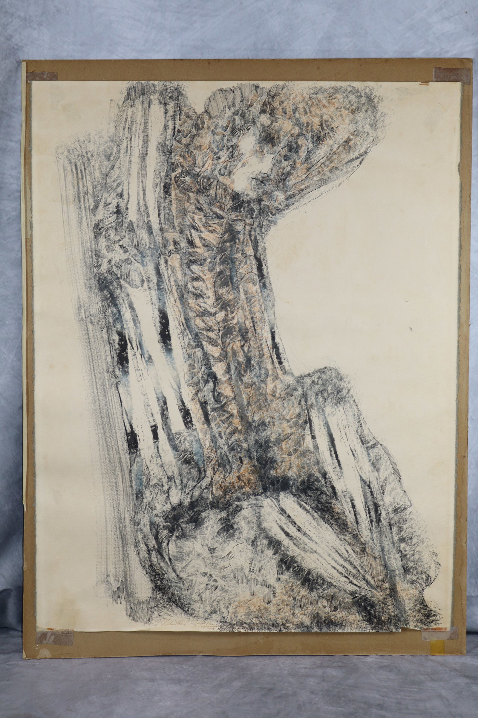 tract Figure Ink On paper drawing - 1920 (1 of 4)