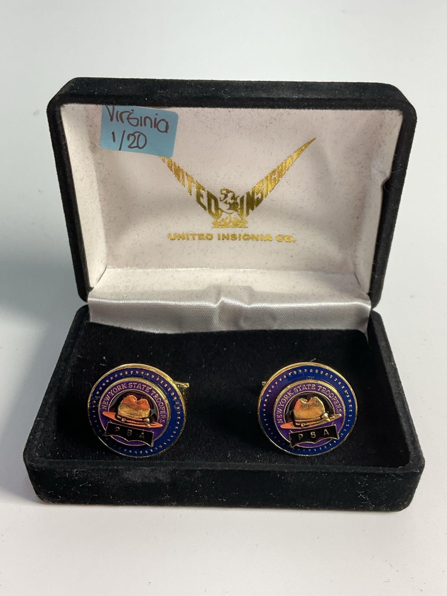 New York State Troopers Cuff Links (1 of 1)