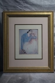 "Anna" by R.C. Gorman Watercolor