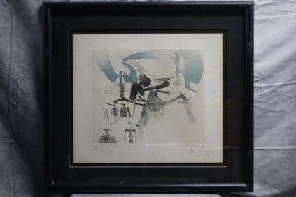 "Lames de Lam 3" (1977) – Wifredo Lam (Cuban, 1902-1982) Lithograph 46/99