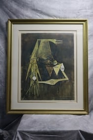 "Untitled" -  Wifredo Lam (Cuban, 1902-1982) Lithograph 46/100