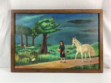 Gertrude Abercrombie (American, 1909-1977) Oil on Canvas