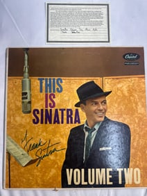 Frank Sinatra "This is Sinatra" Volume 2 - Vinyl - Autographed