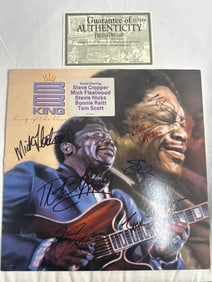 BB King "King of the Blues 1989" - Vinyl - Autographed