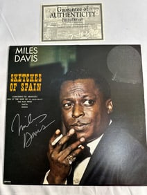 Autographed "Miles Davis – 'Round About Midnight" Vinyl Album