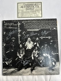 Autographed "At Fillmore East" Album by The Allman Brothers Band