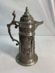 SKS Zinn German Pewter Beer Stein