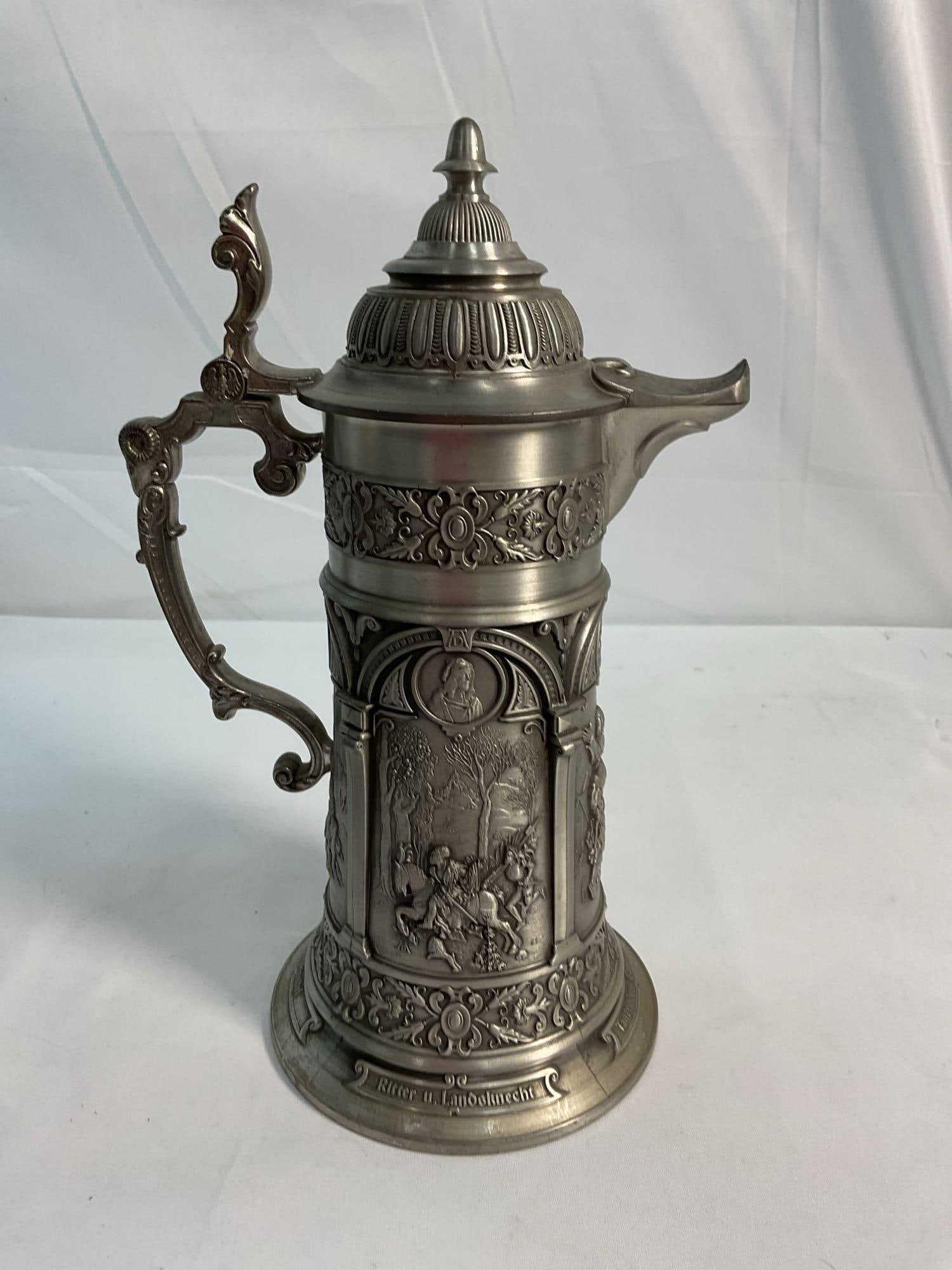 SKS Zinn German Pewter Beer Stein (1 of 3)