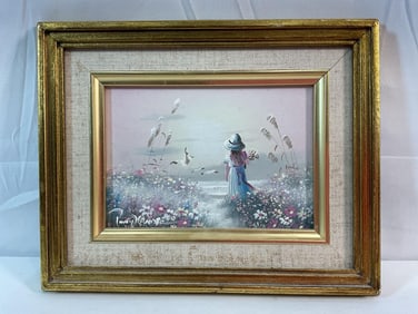 Phillip Sandee (American, 1904-1996) Oil on Board