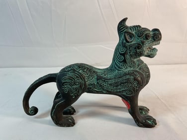 Bronze Feng Shui Lion Statue