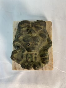 Bronze Buddha on Marble Base